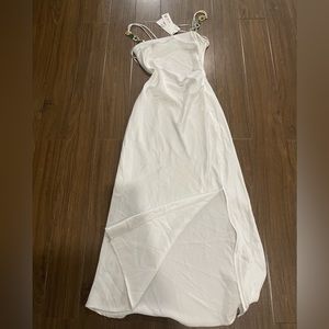 Zara stretchy satin effect dress